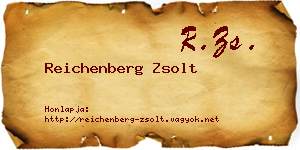 Reichenberg Zsolt névjegykártya